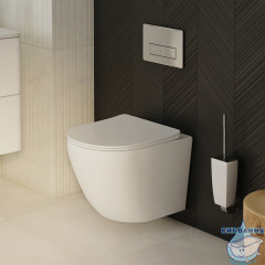 Унитаз подвесной безободковый Iddis Blanco BLARNSEi25 (с сиденьем Soft Close (микролифт) )