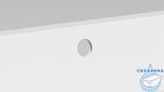 Ванна из искусственного камня Salini Orlando Axis 170x75 (материал S-Sense, белый матовый)