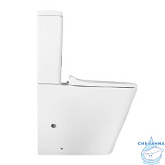 Унитаз напольный со смывом торнадо Azario Quadro с бачком и сиденьем Soft Close (микролифт) AZ-2175 UQ1