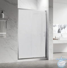 Дверь в нишу Veconi Vianno 120 профиль хром, стекло матовое VN55M-120-07-C8