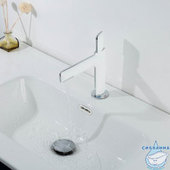 Смеситель для раковины Gappo G1052-88 (белый)