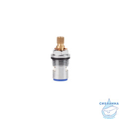 Кран-букса для смесителя, керамика, 20 зубцов, G1/2", h=43 мм, IDDIS, 998CR430SM