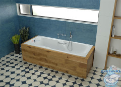 Чугунная ванна Универсал Эврика 170х75 с ручками и ножками