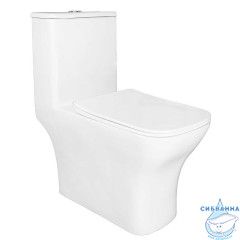 Унитаз напольный безободковый Azario Lodi с бачком и сиденьем Soft Close (микролифт) AZ-8617