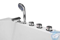 Акриловая ванна с гидромассажем Loranto CS-832NL 170x80 с каркасом