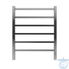 Полотенцесушитель электрический Terminus Ватикан П6 50х65 (подключение универсальное)(нержавеющая сталь)