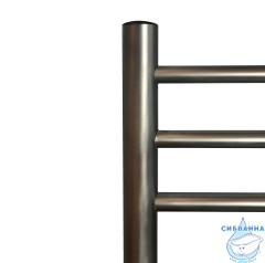 Полотенцесушитель электрический Indigo Line Trinity П9 (с таймером) 50х80 оружейная сталь (с возможностью скрытого подключения, подключение R/L)