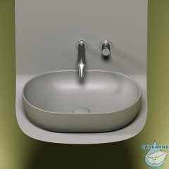  Раковина на столешницу 60 см Ceramicanova Element CN6047MH (серый)