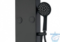 Душевая панель Aquanet Galaxy Black 200 2 режима 237440 (черный матовый)