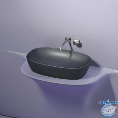  Раковина на столешницу 60 см Ceramicanova Element CN6049MDH (антрацит)