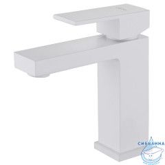 Смеситель для раковины Abber Daheim AF8210W  (без донного клапана) (белый матовый)