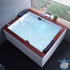 Акриовая ванна Gemy G9052 II O L 186х151 с гидромассажем