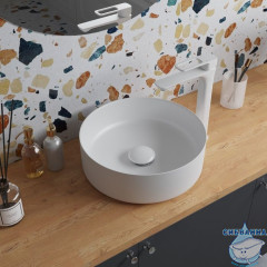 Выпуск для умывальника без перелива, Optima Home, белый матовый, IDDIS, OPHWM00i88