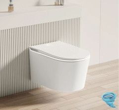 Унитаз подвесной импульсный Allen Brau Smart 4.I1001.20 с сиденьем Soft Close (микролифт) 