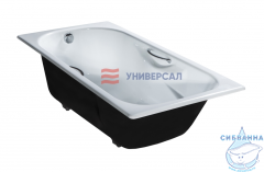Чугунная ванна Универсал Сибирячка 170х75 №185 без ножек и ручек (с дефектом)