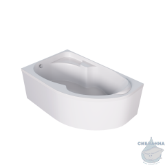 Акриловая ванна 1MarKa Diana 150x90 L с каркасом