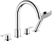 Смеситель для ванны на борт Hansgrohe Vernis 71456000 (хром)