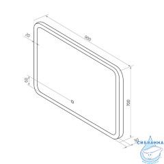Зеркало Calipso Demure 90 LED подсветкой ЗЛП502