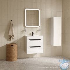 Тумба подвесная, 60 см, белый, Ray, IDDIS, RAY60W0i95 подходит умыв. 4076000i28