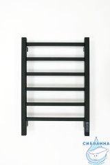 Полотенцесушитель электрический Grois Alex GR-101 40х60 П6 black mat U (черный матовый)