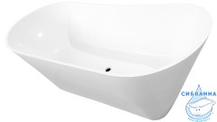 Ванна из литьевого мрамора New Line Sanitary Амелия 179х76 (с переливом)