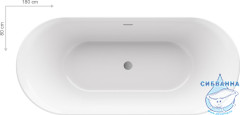 Акриловая ванна Ravak Ypsilon 180x80 XC00100026