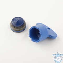 Аэратор для смесителя, пластик, M22, бескорпусный, наружная резьба, IDDIS, 996P22B3SM