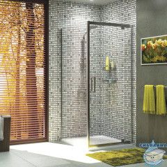 Душевое ограждение Wasserkraft Berkel 80x80 48P02 профиль хром, стекло прозрачный (без поддона)