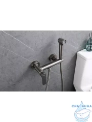 Смеситель Raglo R03.51.09  с гигиеническим душем (графит)