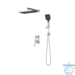 Встраиваемая система с тропическим и ручным душем, глянцевый хром, Parker, IDDIS, PARSB02i67