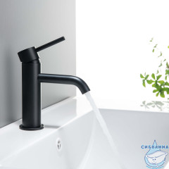 Смеситель для раковины Aquatek Европа AQ1310MB (черный матовый)