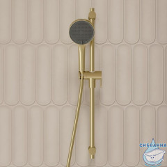 Лейка для душа, золото матовое, Aiger, IDDIS, AIG4FMGi18