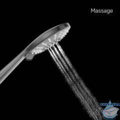 Лейка для душа, черная матовая, 5F, Ideal Spa, Milardo, ILS5FBRM18