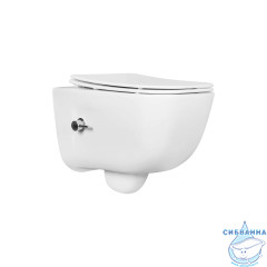 Унитаз подвесной безободковый Aquatek Дива AQ2012B-00 (с сиденьем Soft Close (микролифт) 