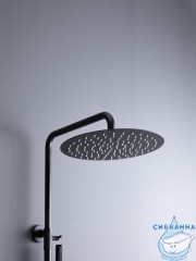 Душевая система Allen Brau Fantasy 300 1 режим 265494 (черный матовый)