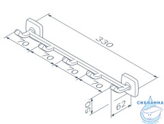 Набор крючков Am.Pm Gem A9035900 для полотенец