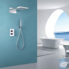 Душевая система Abber Weiss Insel AF8052 230 1 режим (хром)