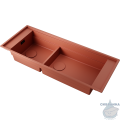 Omoikiri Sintesi Pro 114-2-U/I-CN Artceramic/canyon 4997452