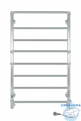 Полотенцесушитель электрический Indigo Europe Lux П8 (с таймером) 40х80 хром (с возможностью скрытого подключения, подключение R/L)