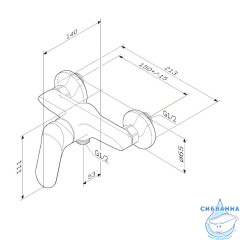 Cмеситель для душа AM.PM Sunny F85C20000 (хром)