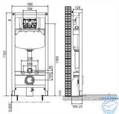 Инсталляция Jacob Delafon E24156-NF