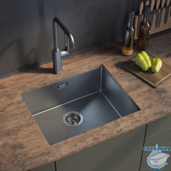 Кухонная мойка Iddis Edifice 54 EDI54G0i77 графит