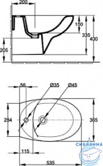 Биде подвесное Jacob Delafon Patio E4189-00 (без сиденья)