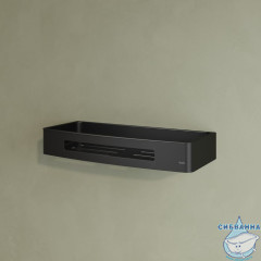 Полка, нержавеющая сталь, черная, SHE10SBi44, IDDIS