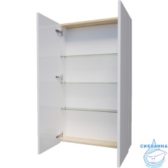 Пенал зеркальный 1Marka  Gaula 60П белый глянцевый