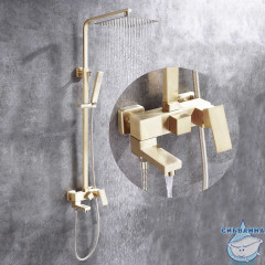 Душевая система Abber Daheim AF8216G  230 1 режим (золото)