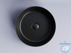  Раковина на столешницу 36 см Ceramicanova Element CN6032MB (черный матовый)