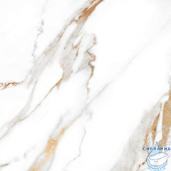 GT60600103MR Плитка грес глаз. Calacatta Royal_GT Белый 60*60 _ 1 \43,2