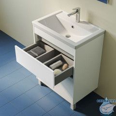 Тумба с умывальником, напольная, 60 см, белый, Zodiac X, IDDIS, ZDX60WFi95K подходит умыв. 4076000i28