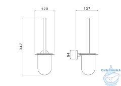 Ершик для унитаза Aquatek Оберон AQ4210BG